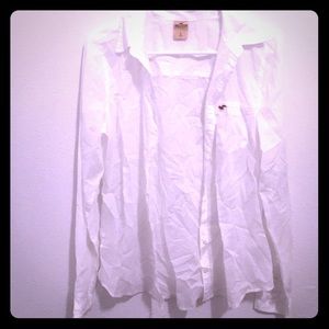 White hollister blouse!
